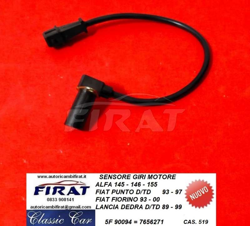 SENSORE GIRI MOTORE ALFA 145-146-155-FIAT PUNTO TD (90094)